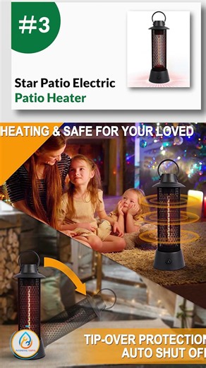 Top 5 Best Electric Patio Heaters 2026 | Electric Patio Heaters #shorts