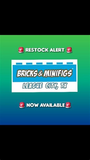🚨New releases back in stock at your favorite LEGO store Bricks & Minifigs League City ! 📍 20814 Gulf freeway, Suite 20, Webster Texas 77598📲832-838-7885 #bamleaguecity #lego #bricksandminifigs #newrelease #instocknow | Bricks & Minifigs League City