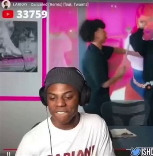Ishowspeed speed on stream reacting to gay ass song on youtube WHO THE FUCK TRYNA NUT IN MY BUTT by larray ( canceled remix feat. twaimz ) yelling scared disgusted confused gay LGBT sex reaction video meme stantwt