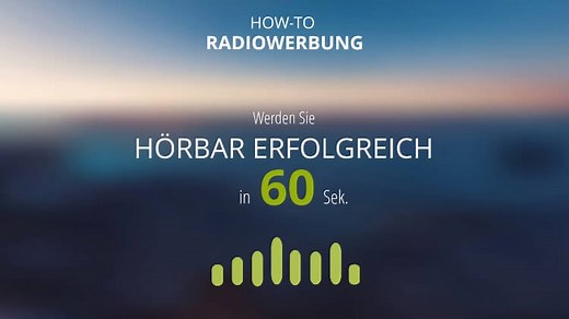 Kosten von Radiowerbung