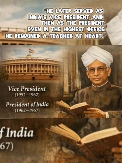 Remembering the great philosopher, teacher,former President of India, Dr. Sarvepalli Radhakrishnan