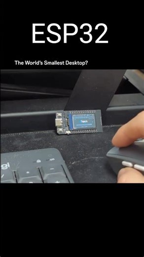 “ESP32 Turns Into a Mini PC?! 🤯”#fyp