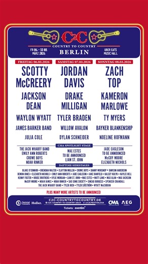 Inspiriert von Größen wie Dolly Parton und Shania Twain entwickelte Max Jackson früh ihre Leidenschaft fürs Lieder schreiben und schafft es, ehrliche Texte mit eingängigen Harmonien von emotionalen Balladen bis zu tanzbaren 🎶Party-Hits wie ihren Charttopper „Little More Country“ zu verbinden. 2025 stieg die Nachfrage nach Max rasant mit mehr Festivalauftritten, einer zweiten Einladung zum CMA Fest in Nashville und ausverkauften Shows auf ihrer ersten 🚍Headline-Tour durch Australien. Ihre Songs