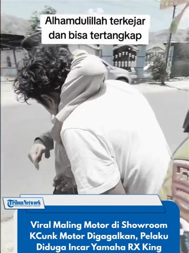 Viral! Pria Dugaan Pencuri Motor di Tulungagung Diamankan