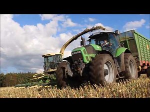 [HD] Krone BIG X 650+Easy Collect 1053-14 Reihen - Lohnunternehmen Betten