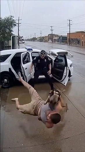 😳👊 This Went Wrong Fast… Officer Stunned When Axel Steps In 🐕🔥