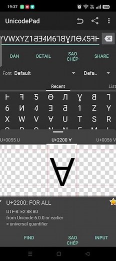 shidinn alphabet xdi8 unicode pad