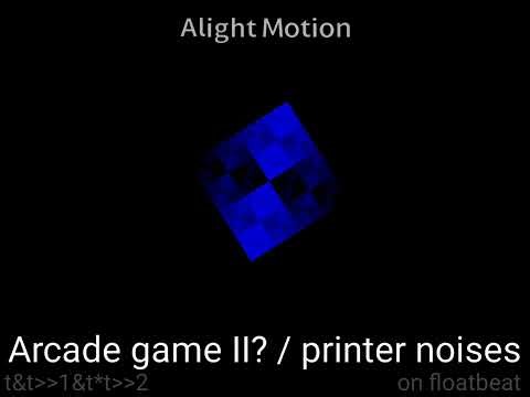 Arcade game II? / printer noises (floatbeat)