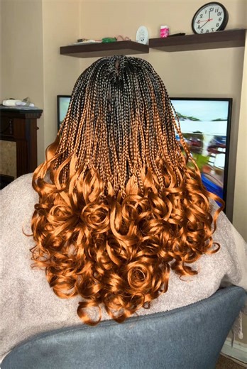 #crochet #frenchcurls #fyp #hair #boxbraids