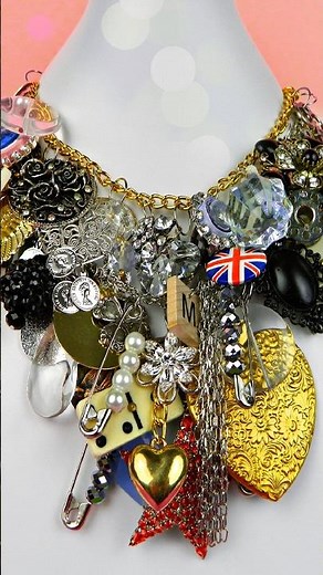 Make a Junk Charm Necklace with me!
