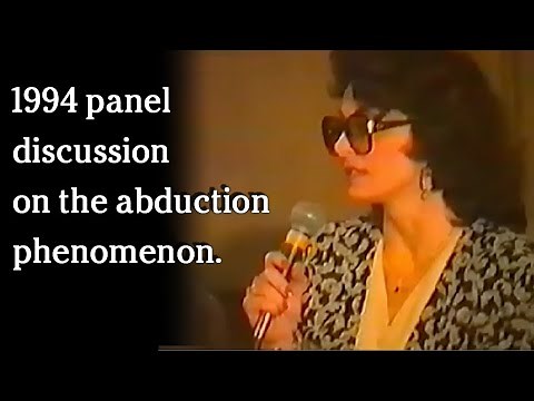 Alien abduction researchers John E. Mack, Linda Moulton Howe, Karla Turner discussing the phenomenon