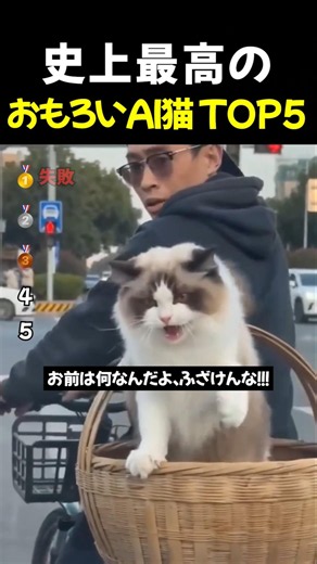 史上最高のおもろいAI猫TOP5