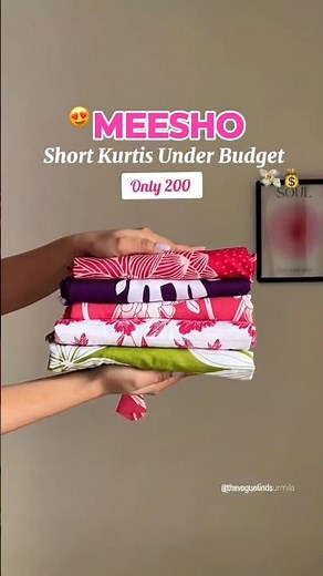 Meesho Short Kurtis Try On Haul 😍 Under ₹250 Budget Fashion Finds / Honest Review #meesho #shorts