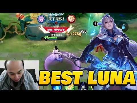 BALD TOP 1 LUNA!! 🥶 DROPPED 23 KILLS 🔥 LUNA IS PURE GOD MODE (ENGSUB/HOK)
