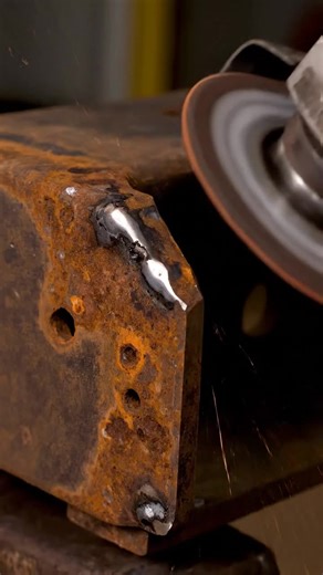 Frame Rust Is Scary 😬 #CarFrame #RustRemoval #ASMR #CarTok #Metal