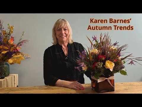 Discover Autumn 2025 Floristry Trends with Karen Barnes | Interflora Floristry Trade Club