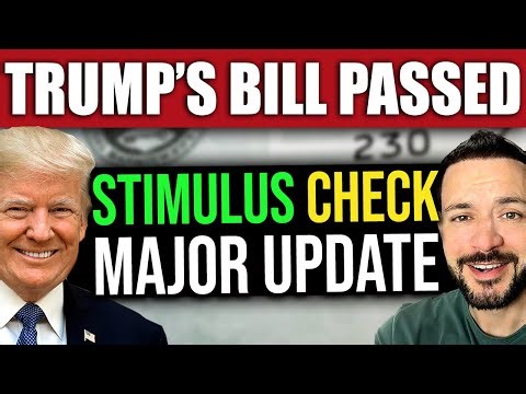 BREAKING: Trump’s Bill PASSES — Stimulus Checks Could Be Coming