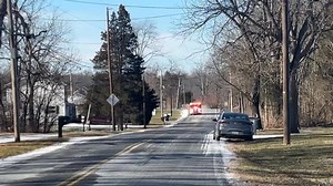 Harney Eng111 responding and arriving at the garage fire. | Scanner02 Fire Photography