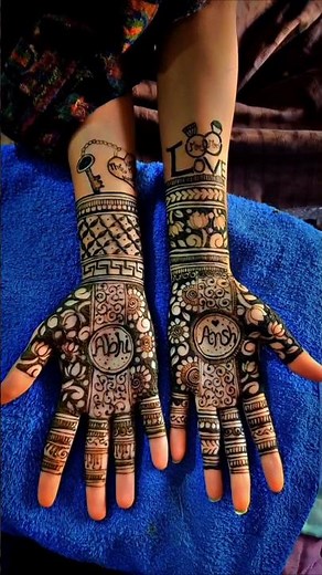 Engagement Special Mehendi Design 💍 | Simple & Elegant Ring Ceremony Mehndi #engagementmehndi