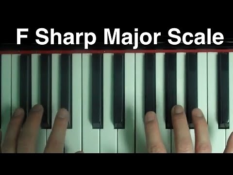 F Sharp Major Scale piano