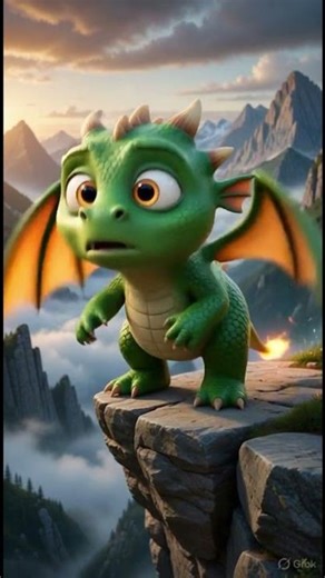 Baby Dragon’s First Flight 🐉🔥 | Emotional CGI Dragon Story | Viral YouTube Shorts