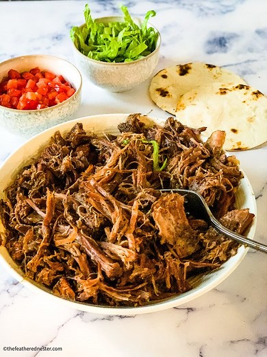 Slow Cooker Shredded Chuck Roast