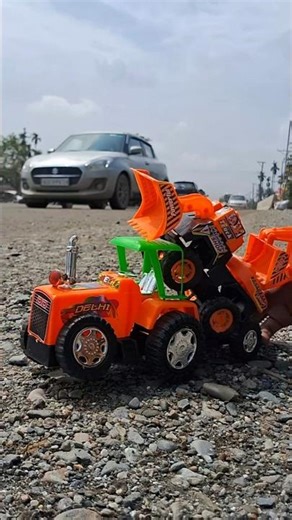Remote Control Jcb And Dumper Unboxing Testing Toy Short Video #unboxing #toyswala #jcb #truckvideo