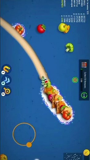 worms zone magic gameplay 🐍#shorts #shortvideo #short #wormszone #wormszoneio #gameplay #trendingfs