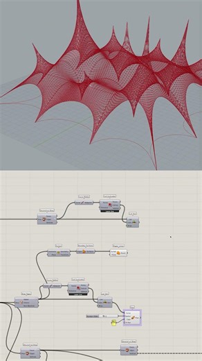 Spike Pavilion Rhino Grasshopper #rhinoceros #grasshopper #3dmodeling #parametricdesign