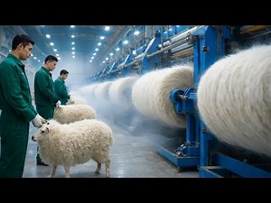 You Won’t Believe How This Factory Turns Wool into Yarn