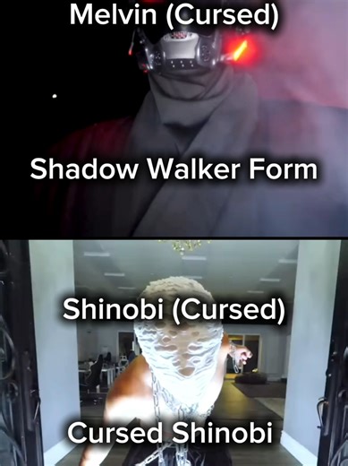 Melvin (Cursed) Vs Shinobi (Cursed) #fyp #foryoupage #melvin #shinobi #spyninjas