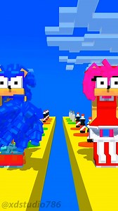 Sonic Happy Baby Run - Minecraft Animation #minecraft #animation #minecraftanimation #minecraftmonsterschool #minecraftreels #minecraftshorts #shorts #reels #reelsviralfb #shortsviral #shortsreels | XD Studio