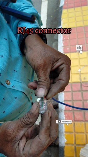 how RJ 45 connector is climping? full details about CAT6 CABLE and RJ45 connector cctv full details?