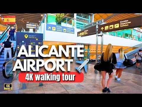 Alicante Airport Walking Tour ✈️ Spain | Arrivals and Departures