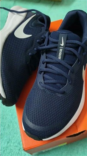 Nike Revolution 7 Blue & White 🔥 The Cleanest Running Shoes 👟 #shorts