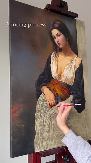 Oil Painting Tutorial Inspired by Emile Charles Lecomte - Vernet