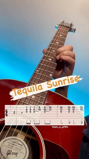 Kaan Arkin on Instagram: "Tequila Sunrise - The Eagles. Here's the guitar tabs / tutorial for the solo of the song 🎸 Follow @kaan_s_arkin for more guitar tab lessons. Happy Practicing 🤙 . . . #guitartabsdaily #acousticsolo #guitarsolocover #guitartab #guitarlesson #acousticguitar #guitarteacher #guitaristsofig #guitarlickoftheday #learnguitar #riffwarsacoustic #theeagles"