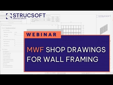 How to Create Shop Drawings for Wall Framing in MWF