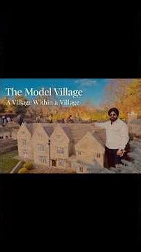 Hidden Model Village in UK 🇬🇧 | 1/9th Scale Real Village 😲 #shorts