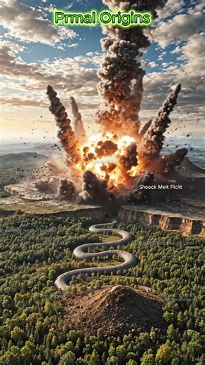 The Giant Serpent Was Built on a Meteorite Crater?! ☄️ #shorts #america #ancienthistory