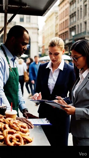 Professional Inspection of a Street Food Vendor