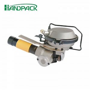 [Hot Item] Portable Packaging Steel Strapping Tool Pneumatic Packer Bundle Strapping Machine