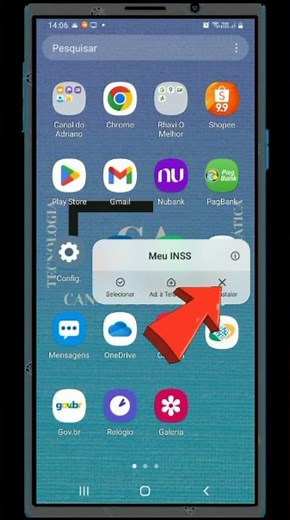 Desinstalar app do Celular📲Rápido e fácil #celular #apps #aplicativos