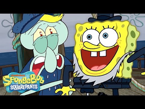 SpongeBob Becomes A Pirate! 🏴‍☠️ | "Dopey Dick" Full Scene | ‪@SpongeBobOfficial‬