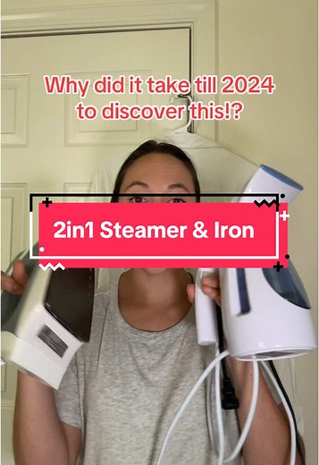 Absolutely brilliant 2in1 Steamer & Iron‼️ #steamer #2in1 #iron #cleantok #momtoks #jackandrose #steamcleaning #clotheshacks what is better a steamer or iron conair 2 in 1 steamer and iron should i get a steamer or iron 2 in 1 steamer and iron amazon iron as steamer steamer vs iron difference iron or steamer in college clothing iron steamer