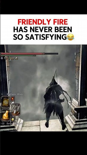 Bait Dragonrider into destroying the Archer Dragonrider’s platform #darksouls2