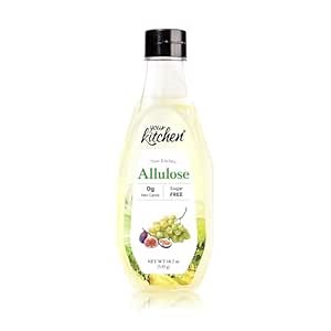 Your Kitchen Allulose Syrup 18.7 Fl Oz - Allulose 99.7%, Zero Calorie Sweetener, Keto Diet, Vegan Friendly Allulose Sweetener, Non GMO, Non Erythritol, Zero Net Carbs Sugar Substitute