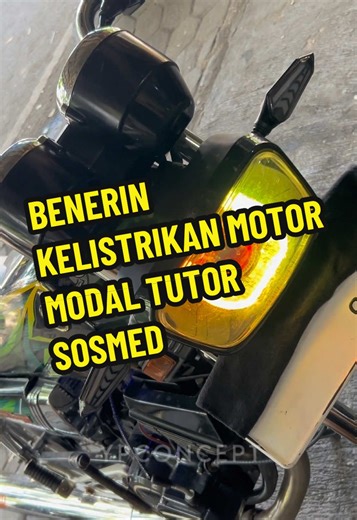 Benerin Kelistrikan Motor dengan Tutor Sosmed