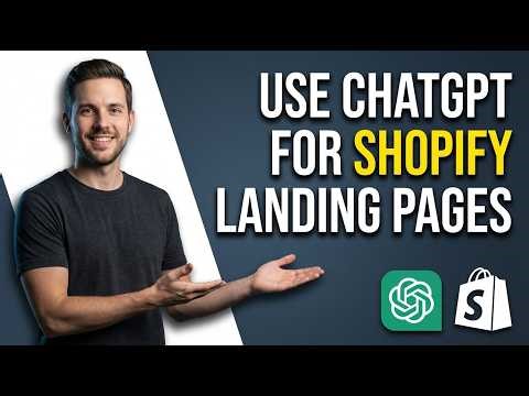 How To Use ChatGPT To Create Landing Pages For Shopify (Easy Guide)