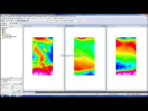 OASIS MONTAJ: LATERAL AND VERTICAL INVERSION GEOPHYSICAL DATA(GRAVITY AND MAGNETIC)
